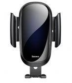 SUPORT AUTO Baseus Future Gravity pt. SmartPhone, fixare grila ventilatie, ofera posibilitatea reglarii unghiului de vizionare pe verticala si orizontala, negru  - 6953156279117