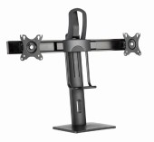 SUPORT de birou Gembird, pt 2 TV/monitor plat, diag. max 17-27 inch, rotatie, inclinare, pivotare, max 6 kg, inaltime 245-400mm
