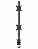 SUPORT de birou Gembird, pt 2 TV/monitor plat, diag. max 17-32 inch, rotatie, inclinare, pivotare, max 9 kg