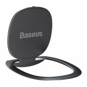 SUPORT Telefon Baseus Invisible, inel metalic pentru o prindere sigura si suport orizontal telefon, pliere 180 grade, grosime 2.1mm, tarnish  - 6953156222991