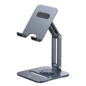 SUPORT Telefon/Tableta Baseus Biaxial, pt. Smartphone sau Tableta, pliabil, dimensiune: 115 x 126 x 43mm, material anti-alunecare, aluminiu  - 6932172630263