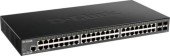 SWITCH D-Link, port Gigabit x 48, SFP SFP+ x 4, managed, carcasa metalica