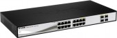 SWITCH D-LINK SMART 16 porturi Gigabit + 4 porturi combo SFP, carcasa metalica, rackabil