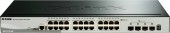 SWITCH D-LINK SMART 24 porturi Gigabit.+ 4 porturi 10G SFP+, carcasa metalica, rackabil