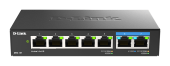 SWITCH D-Link unmanaged 7 porturi, 5 porturi Gigabit, 2 porturi 2.5 Gigabit, carcasa metalica