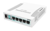 SWITCH MIKROTIK, RB260GS, porturi Gigabit x 5, SFP x 1, unmanaged, carcasa plastic