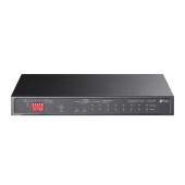 SWITCH PoE TP-LINK, 10 porturi Gigabit, IEEE 802.3af/at/bt, buget PoE 123W maxim, carcasa metalica
