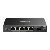 Switch POE TP-Link, 6-Port Gigabit Smart Switch cu 4-Port Gigabit PoE+, 63 W PoE Budget