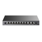 Switch POE+ TP-Link 8-Port 10/100Mbps + 3-Port Gigabit Desktop Switch with 8-Port PoE+, carcasa metalica