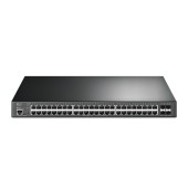SWITCH POE TP-LINK L2+ Managed 48× Porturi Gigabit L2+ si 4× Sloturi 10GE SFP+, carcasa metalica, rackabil