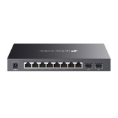 SWITCH TP-LINK  8 porturi Gigabit, 8 x POE+ 58W total power, 2 x SFP, carcasa metal