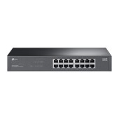 SWITCH TP-LINK 16 porturi Gigabit, fanless, carcasa metalica