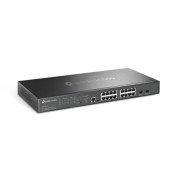 Switch TP-Link cu management Omada 16-Port 2.5G and 2-Port 10GE SFP+ L2+ Managed Switch with 8-Port PoE+