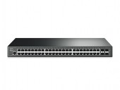SWITCH TP-LINK L2 Managed 48 porturi Gigabit + 4 sloturi SFP, carcasa metalica, rackabil