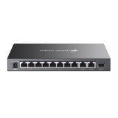 SWITCH TP-LINK Omada unmanaged, 8x10/100Mbps RJ-45 + 3xGigabit RJ-45, carcasa metalica