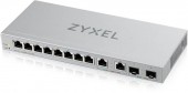 SWITCH ZyXel, Gigabit x 8 | 100/1000/2500 Mbps x 2, SFP+ x 2, managed, rackabil, carcasa metalica