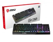 Tastatura Gaming MSI VIGOR GK30, iluminare RGB, USB