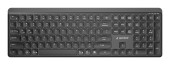 TASTATURA GEMBIRD wireless, dual-mode BT v5.1 + 2.4Ghz, 110 taste, Li-ion 300mAh, USB-C, black