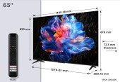 Televizor LED TCL 165 cm , Ultra HD 4K, Smart TV, WiFi, CI+