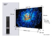 Televizor Mini LED TCL 139 cm , Ultra HD 4K, Smart TV, WiFi, CI+
