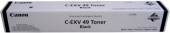 Toner Original Canon Black, EXV49BK, pentru IR C3320 Advance|IR C3320I Advance|IR C3325I Advance|IR C3330I Advance|IR C3520I Advance|IR C3525I Advance|IR C3530I Advance, 36K