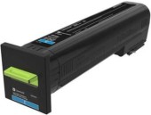 Toner Original Lexmark Cyan pentru CX825|CX860, 22K
