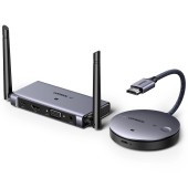 TRANSMITER SI RECEIVER wireless HDMI Ugreen, CM586 transmiter 1 x HDMI, 1 x USB Type-C si receiver 1x USB Type-C 1 x HDMI 1 x jack, 4K la 30Hz, raza actiune 50m, gri - 6941876230228