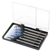 TRUSA scule surubelnite, LOGILINK, set: 1x slot 1.4mm, 1x slot 2mm, 1x slot 2.4mm, 1x slot 3mm, 1x cross slot 0mm, 1x cross slot 1mm