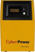 UPS CYBER POWER Inverter, Sinusoida Pura,  1000VA/ 700W, AVR, 2 x socket Shucko, display LCD, fara baterie, functioneaza cu baterie de 12V, seria EPS