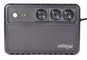 UPS GEMBIRD, Line Int. , brick,  800VA/480W, AVR, Schuko x 3, 1 x baterie 12V/8Ah, LED, back-up 1 - 10 min., montabil pe perete