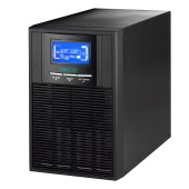 UPS Spacer Online, LCD,  2000VA/ 1800W, AVR, sin. pura, 3 x socket Schuko, display LCD, 4 x baterie 12V/9Ah, conector USB, RS-232, EPO, slot SNMP, bateria are 12 luni garantie