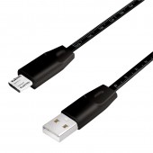 USB 2.0 Cable, AM to Micro BM, metric print cable, 1m