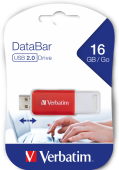 V DataBar USB 2.0 Drive Red 16GB