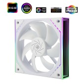 VENTILATOR Thermalright , 120mm, 1500 RPM, S-FDB Bearing, 47.6 CFM, LED ARGB, 4pin PWM, alb