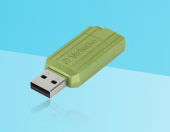 VERBATIM  USB PINSTRIPE 64GB GREEN